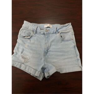 Wax Jean Denim Shorts Size Medium